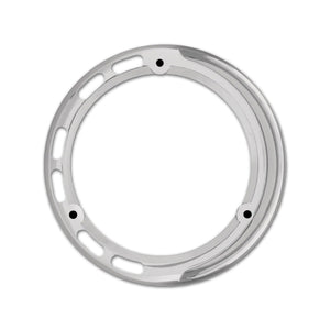 4" Round LED Pedestal Light Bezel w Visor