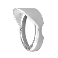 4" Round LED Pedestal Light Bezel w Visor