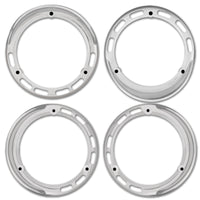 4" Round LED Pedestal Light Bezel w Visor