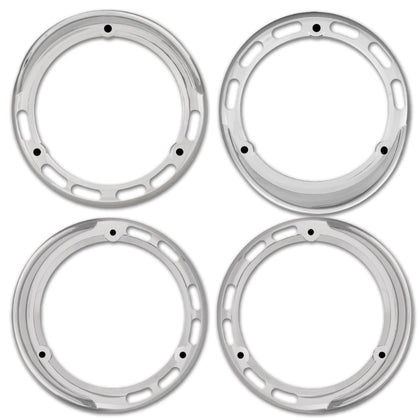 4" Round LED Pedestal Light Bezel w Visor