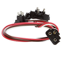 Stop/Turn/Tail Plug, 16 Gauge GPT Wire, Female PL-3, Right Angle PL-3/Right Angle PL-3, 18 in.