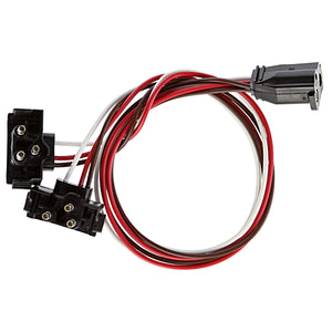 Stop/Turn/Tail Plug, 16 Gauge GPT Wire, Female PL-3, Right Angle PL-3/Right Angle PL-3, 18 in.