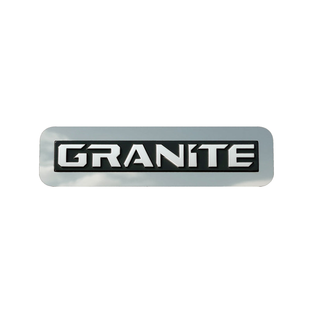 Stainless Steel "Granite" Logo Trims