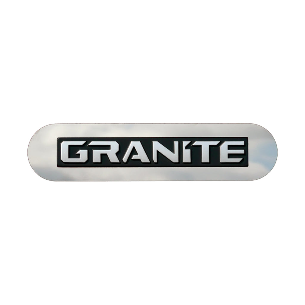 Stainless Steel "Granite" Logo Trims