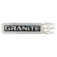 Stainless Steel "Granite" Logo Trims