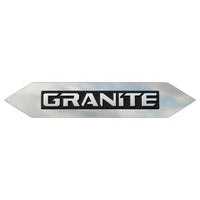 Stainless Steel "Granite" Logo Trims