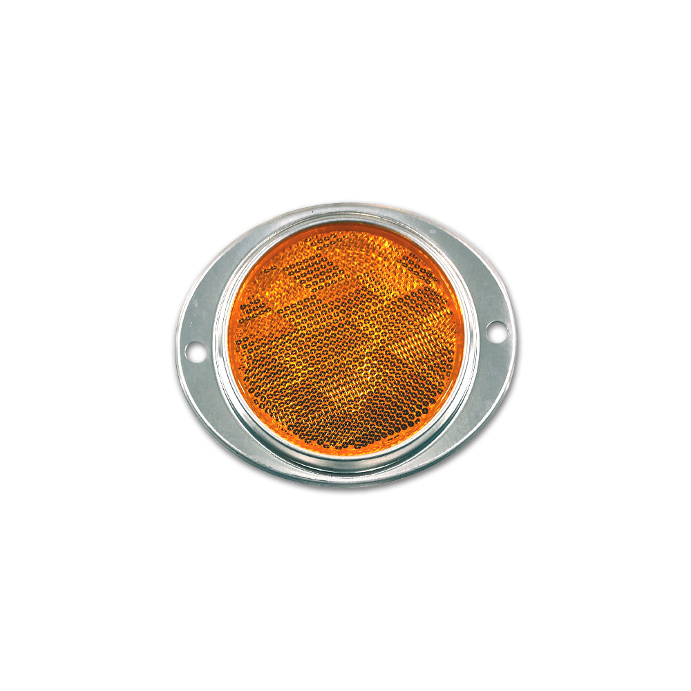Grand General 3" Oval Aluminum Reflector (Amber or Red)