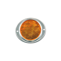 Grand General 3" Oval Aluminum Reflector (Amber or Red)