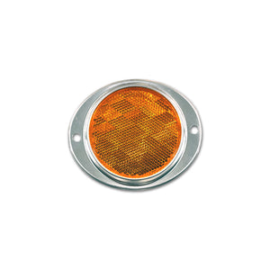 Grand General 3" Oval Aluminum Reflector (Amber or Red)
