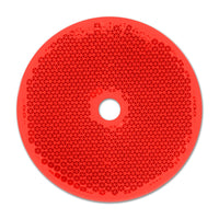Grand General 2-3/8" Round Reflector w Center Mounting Hole (Amber or Red)
