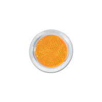Grand General 2-1/8" Round Stick-On Reflector w Chrome Trim (Amber or Red)