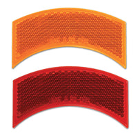 Grand General Half Moon Stick-On Reflector (Amber or Red)