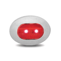 Trux 3/4" Oval Red Stop/Turn/Tail 2 Diode LED Light