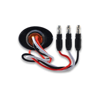 Trux 3/4" Clear Amber Marker Oval LED Light (2 Diodes)