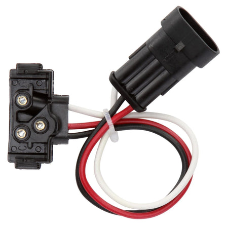 Stop/Turn/Tail Plug, 16 Gauge GPT Wire, Right Angle PL-3, Fit 'N Forget S.S. Plug, 8.5 in. - Berube's Truck Accessories