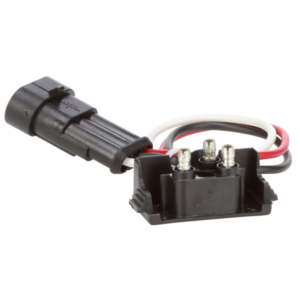 Stop/Turn/Tail Plug, 16 Gauge GPT Wire, Right Angle PL-3, Fit 'N Forget S.S. Plug, 8.5 in. - Berube's Truck Accessories