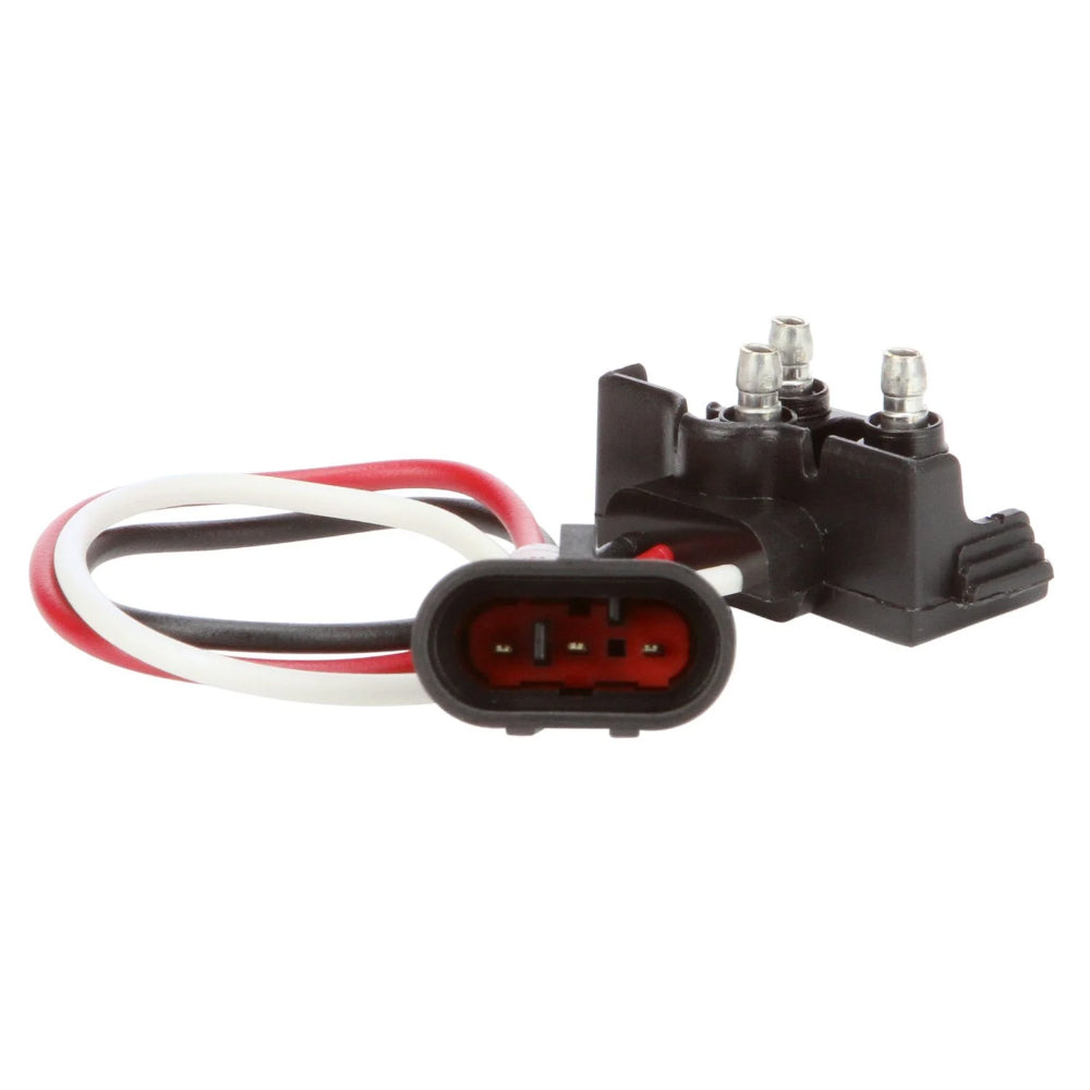 Stop/Turn/Tail Plug, 16 Gauge GPT Wire, Right Angle PL-3, Fit 'N Forget S.S. Plug, 8.5 in. - Berube's Truck Accessories