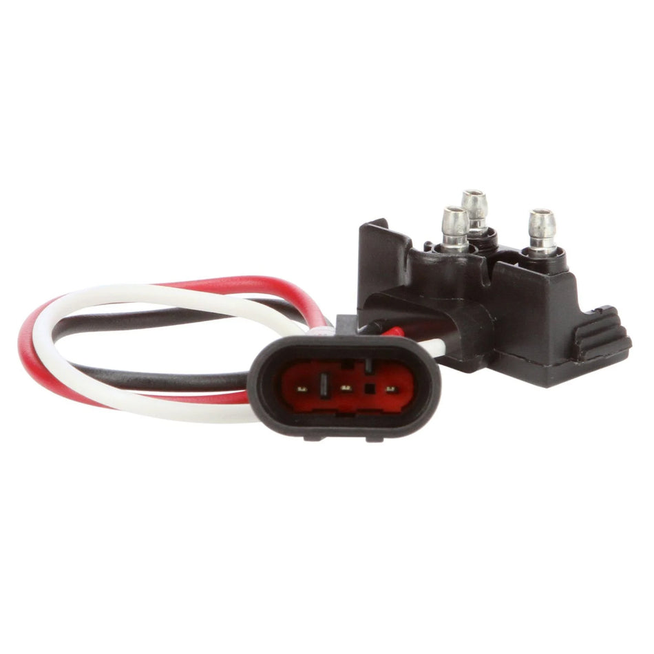Stop/Turn/Tail Plug, 16 Gauge GPT Wire, Right Angle PL-3, Fit 'N Forget S.S. Plug, 8.5 in. - Berube's Truck Accessories