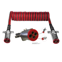 Tectran™ 12 Ft. DoubleDual™ Plug Powercoil