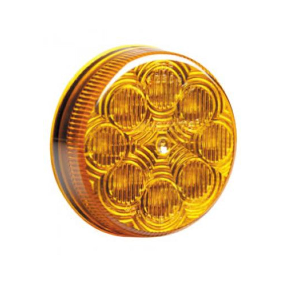 Maxxima - 2.5" Round, Yellow Vantage Marker/Clearance Light