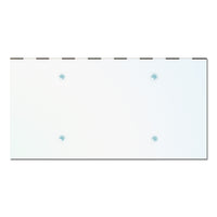 Stainless Steel 1 Plate Holder for Peterbilt Brand Trucks