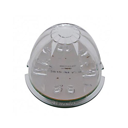 17 LED Dual Function Watermelon Cab Light - Amber LED/Clear Lens