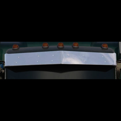 2011+ Flat Top 1 Piece Curved Windshield 13" or 10" Drop by Roadworks