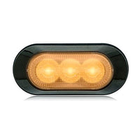 Maxxima Ultra 0.8" Thin Profile 3 LED Warning Light - Amber
