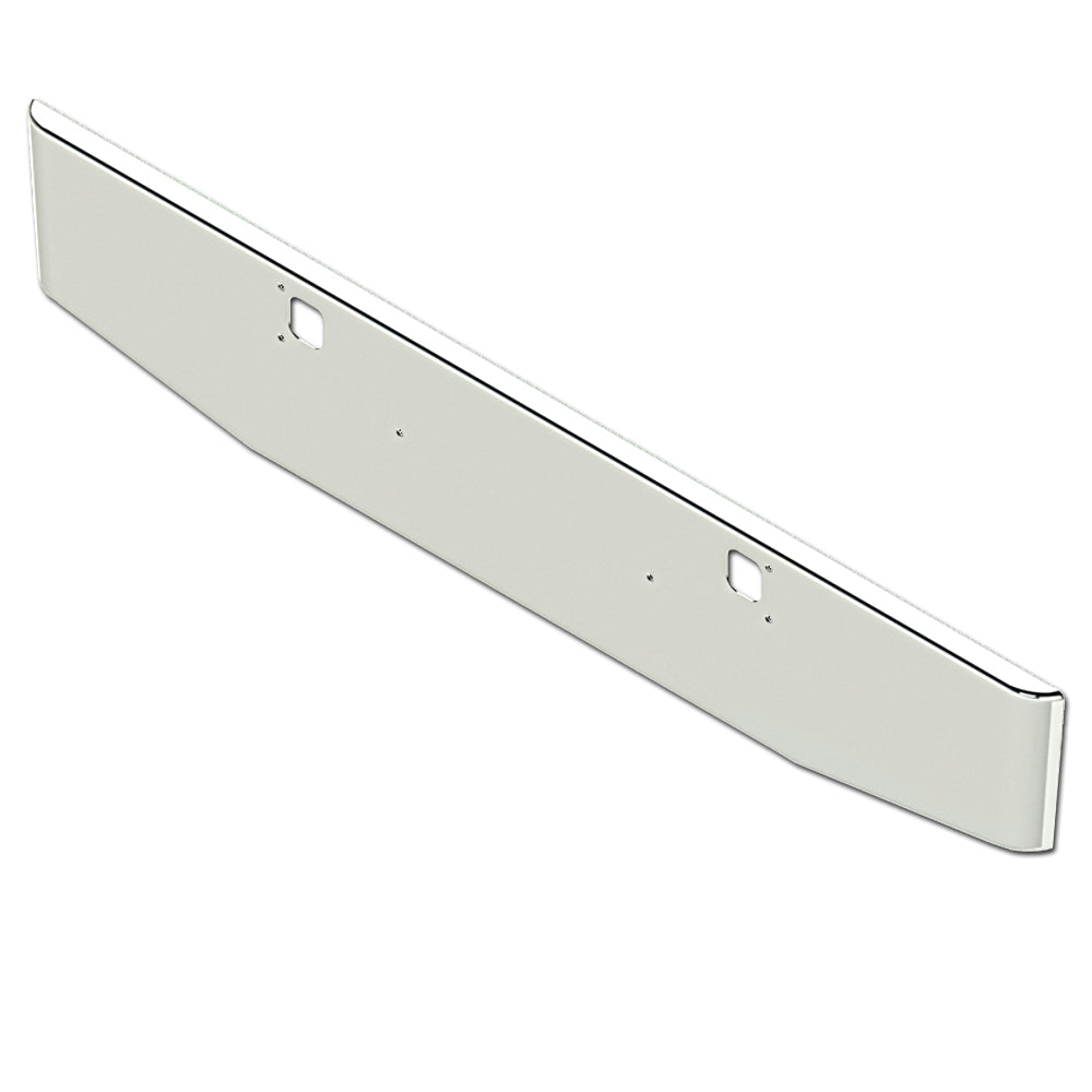 2011+ Kenworth W900B, W900L 16" Tapered Rolled End 7GA Steel Chrome Bumper