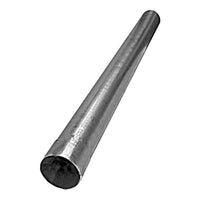 Grand Rock - 4" Diameter x 120" Straight Cut Aluminized Exhaust Stack OD End