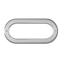 Grand General Stainless Steel Oval Light Bezel
