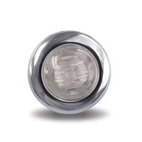 Trux 3/4" Clear Red Amber Round LED Light - 3 Diodes