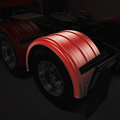 Minimizer Dual Tire (24.5" Width) Fender - Black (image not shown)