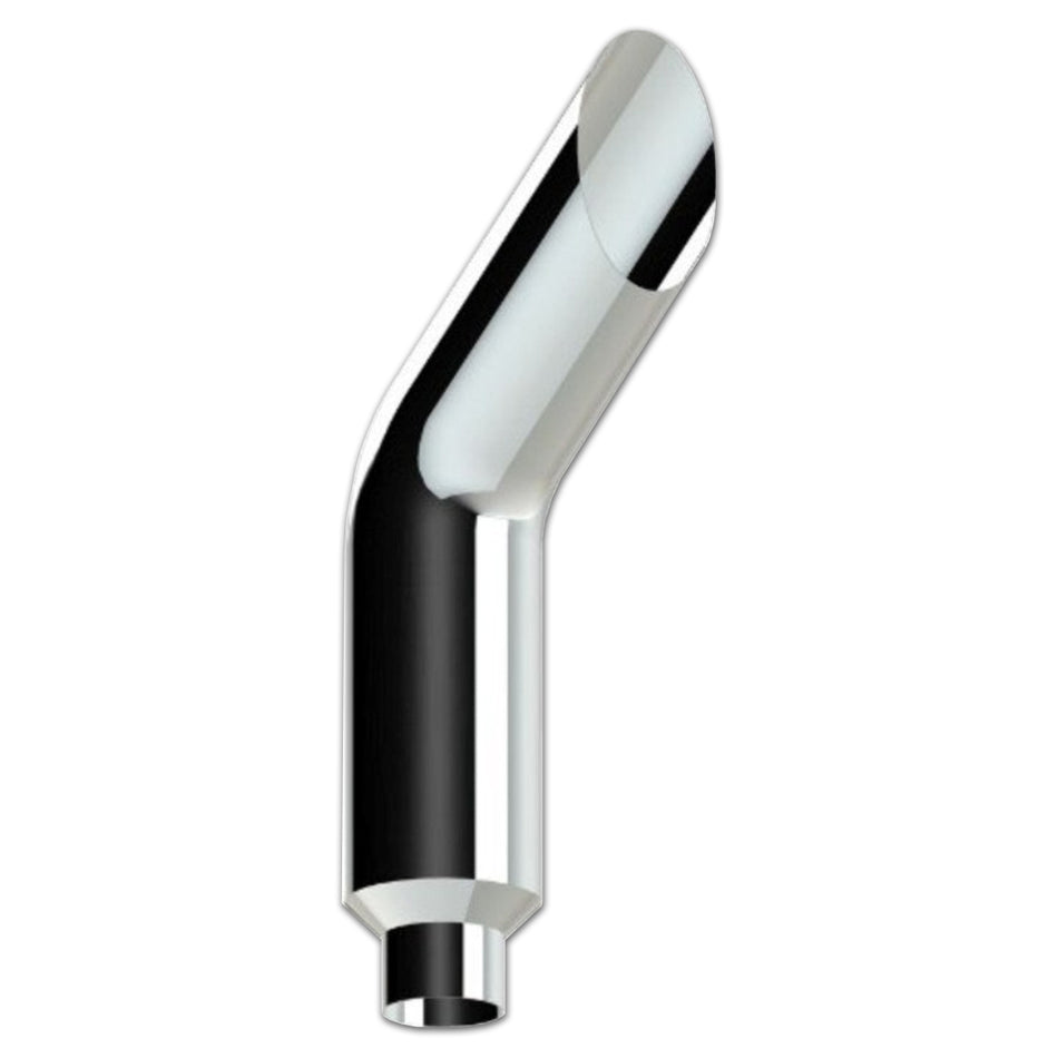 Grand Rock - 6" x 24" Bullhorn Top Monster Chrome Exhaust Stack Reduced to 5" OD