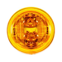 Truck-Lite - 30 Series, Low Profile, LED, Yellow Round, 6 Diode, Marker Clearance Light