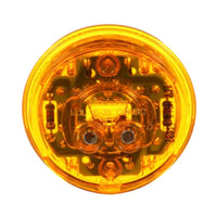 Truck-Lite - 30 Series, Low Profile, LED, Yellow Round, 6 Diode, Marker Clearance Light