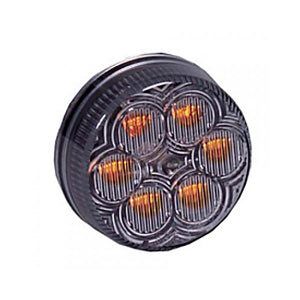 Maxxima - 2" Round, Amber Vantage Marker/Clearance Light