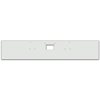 Valley Chrome Peterbilt 359 20" Boxed End Square 10 GA Steel Chrome Bumper w Bolt & Tow Pin Holes