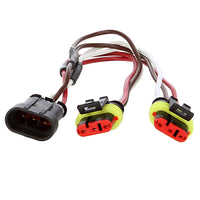 Stop/Turn/Tail Plug, 16 Gauge GPT Wire, Fit 'N Forget S.S., 3 Position Connector 282105, 12 in.