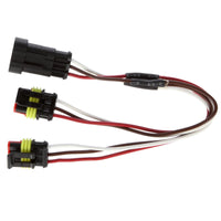 Stop/Turn/Tail Plug, 16 Gauge GPT Wire, Fit 'N Forget S.S., 3 Position Connector 282105, 12 in.