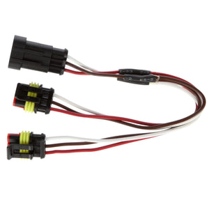Stop/Turn/Tail Plug, 16 Gauge GPT Wire, Fit 'N Forget S.S., 3 Position Connector 282105, 12 in.