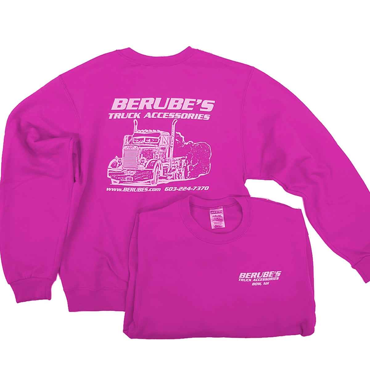 Burn Out Crew Neck Sweatshirt