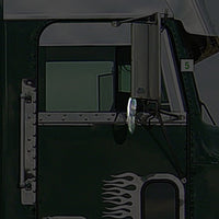 Freightliner FLD Cab Mounted Mirrors