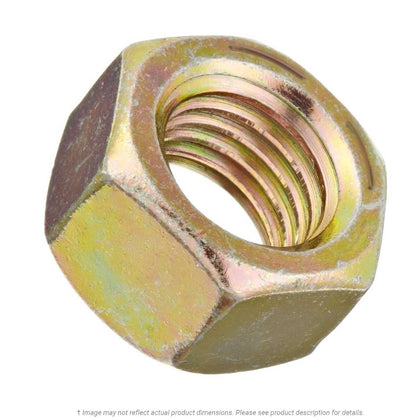 3/8"-16 Yellow Zinc Finish Hex Nut Grade 8