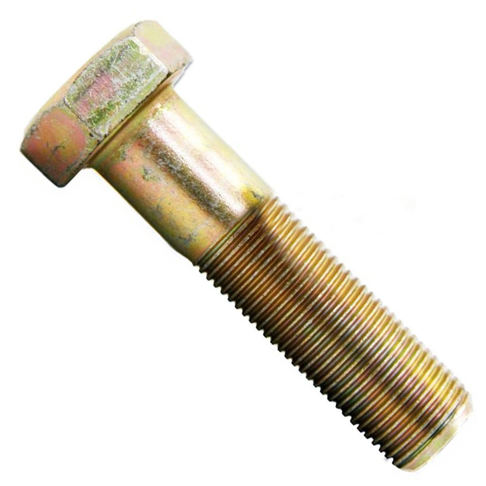 3/8"-16 x 2-1/2" Yellow Zinc Hex Head Cap Screw Grade 8