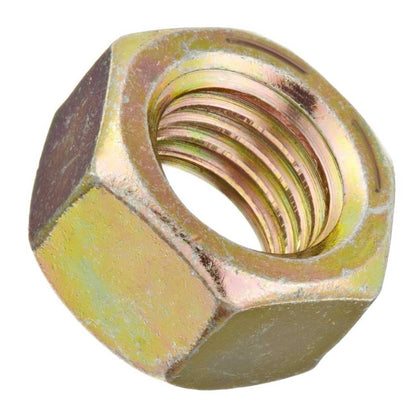 1/2"-13 Yellow Zinc Finish Hex Nut Grade 8