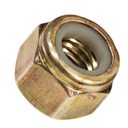 5/8"-11 Zinc Plated Nylon Insert Locknut Grade 8