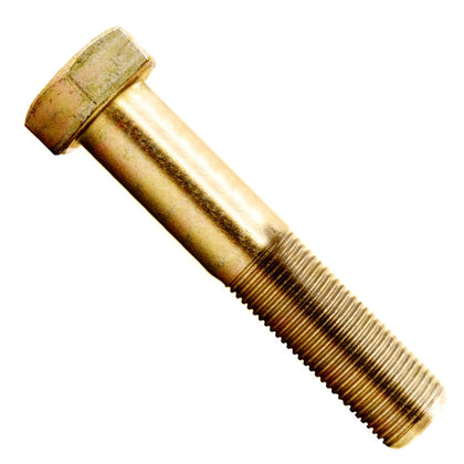 5/8"-18 x 3-1/2" Yellow Zinc Hex Head Cap Screw Grade 8