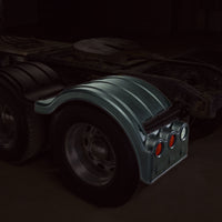 Minimizer Single 1354 Fender w Light Holes - Black