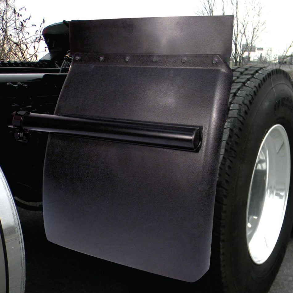 Trux - 24" Poly Quarter Fender Kit with Rolled Edge